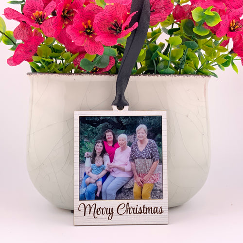 Personalized Photo Frame - Jamielizabeth Christmas Ornament (See directions)