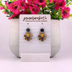 Yellowheart Bumblebee Earrings - Small