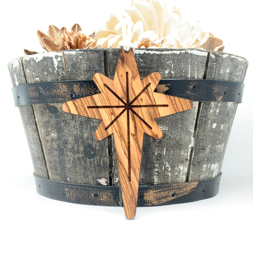 Olivewood Christmas Star - Jamielizabeth Christmas Ornament