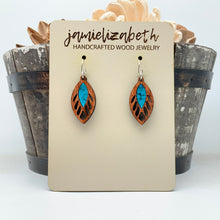 Load image into Gallery viewer, Mesquite Masterpiece with Turquoise - Earrings  (Vault)
