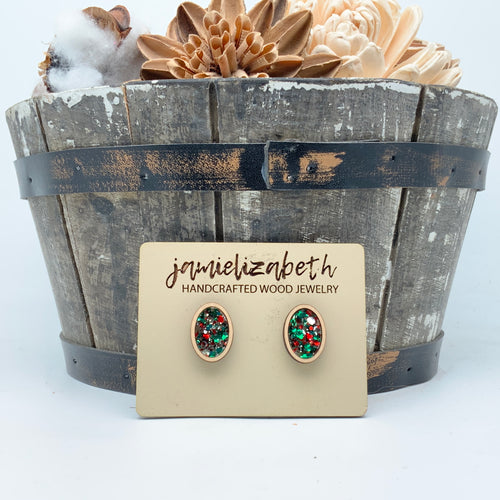 Holly Jolly Acrylic Earrings