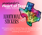Heart of Texas Sticker – Original Jamielizabeth Design