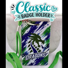 School Spirit Elevated - Long Creek Dragons Lanyard