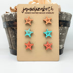 Spectacular Starfish Stud Trio  (Vault)