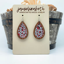Load image into Gallery viewer, Friday Night Lights Leopard Football - Earrings or Necklace
