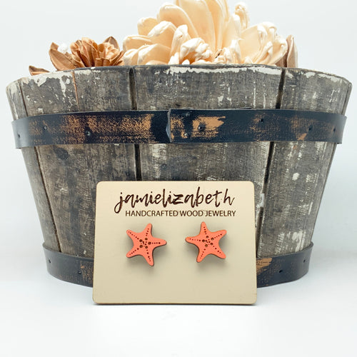 Coral Spectacular Starfish - Earrings (Vault)
