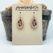 Load image into Gallery viewer, Friday Night Lights Leopard Football - Earrings or Necklace
