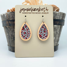 Load image into Gallery viewer, Friday Night Lights Leopard Football - Earrings or Necklace
