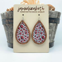 Load image into Gallery viewer, Friday Night Lights Leopard Football - Earrings or Necklace
