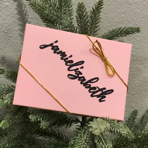 Christmas Trucks!  Jamielizabeth Christmas Ornament (Can be Personalized on the Front)