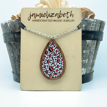 Load image into Gallery viewer, Friday Night Lights Leopard Football - Earrings or Necklace
