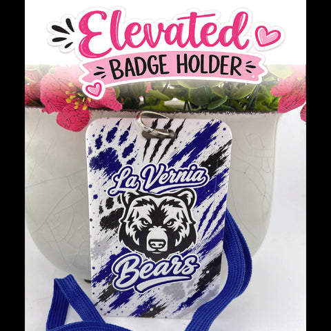 School Spirit Elevated - La Vernia Bears Lanyard