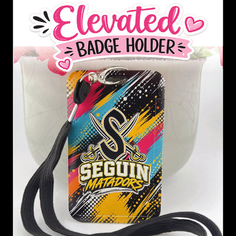 School Spirit Elevated - Seguin Matadors Lanyard