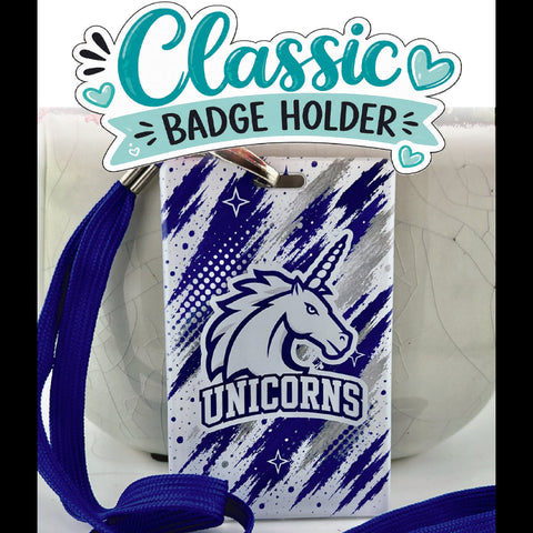 School Spirit Classic - New Braunfels Unicorns Lanyard
