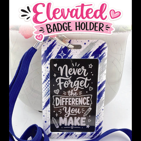 School Spirit Elevated - New Braunfels Unicorns Lanyard