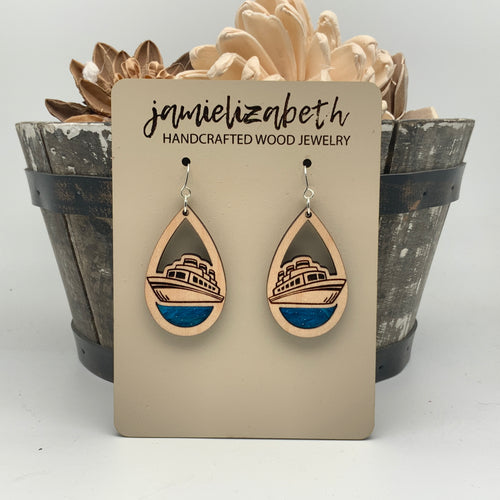 Bon Voyage - Earrings or Necklace