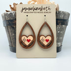 Nurse Heartbeat Teardrop - Earrings (Vault)