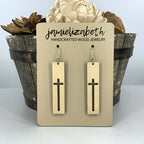Classic Cross Cutout Earrings