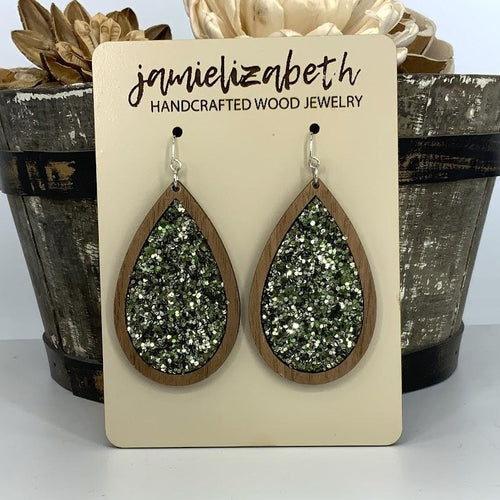 Olive Green Glitter  (Vault)