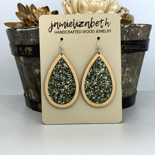 Olive Green Glitter  (Vault)