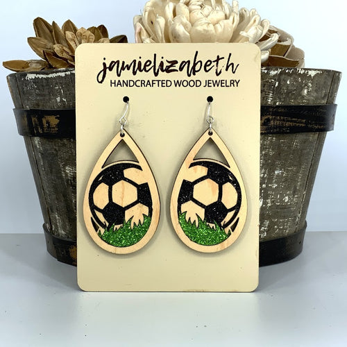 Soccer Earrings