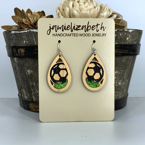 Soccer Earrings