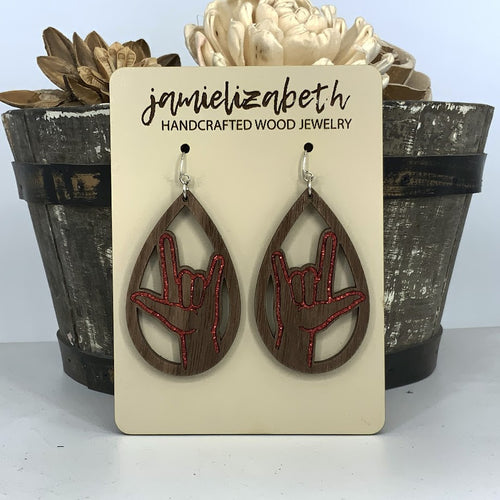 I Love You Sign Collection - Hand Cut Out