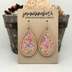Easter Grass Glitter - Earrings