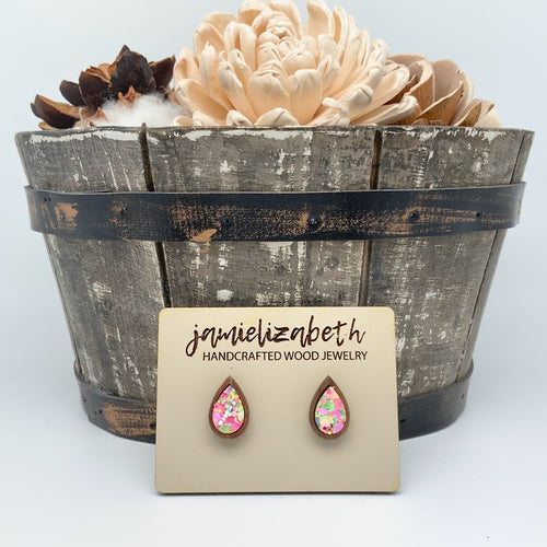 Easter Grass Glitter - Earrings