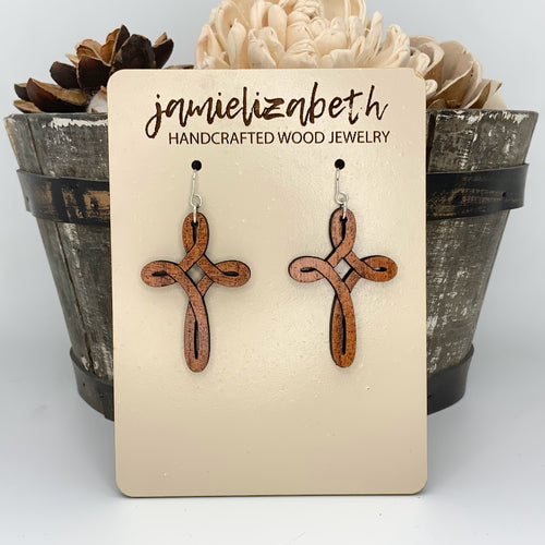 Infinity Cross - Earrings or Necklace