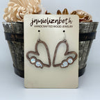 Semicolon Hearts Shattered Glass Glitter (Mental Health Awareness)