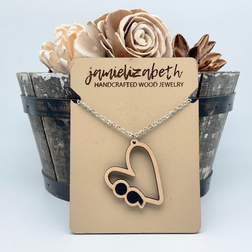 Semicolon Necklace - Cork (Mental Health Awareness)