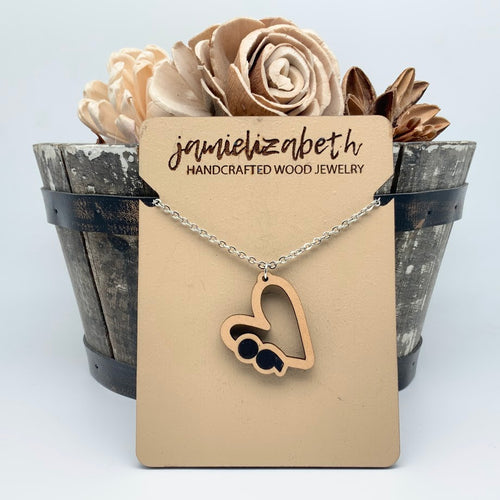 Semicolon Necklace - Cork (Mental Health Awareness)