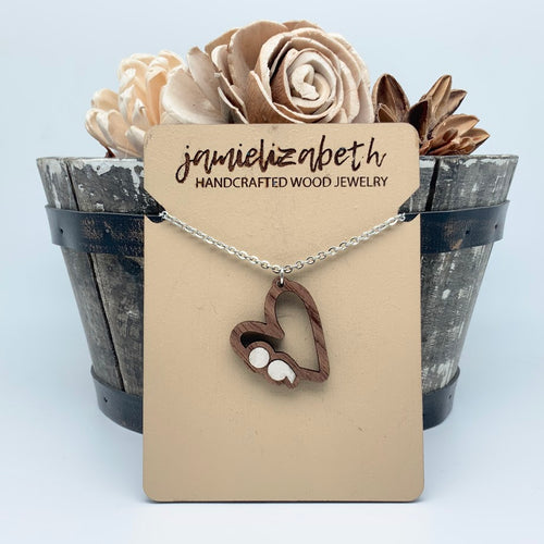 Semicolon Necklace - Cork (Mental Health Awareness)