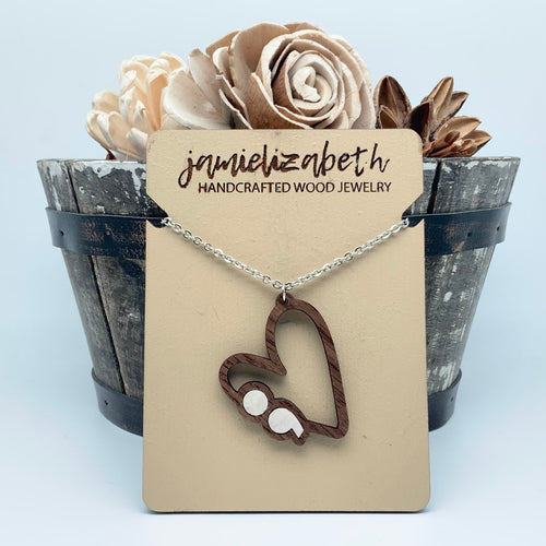 Semicolon Necklace - Cork (Mental Health Awareness)