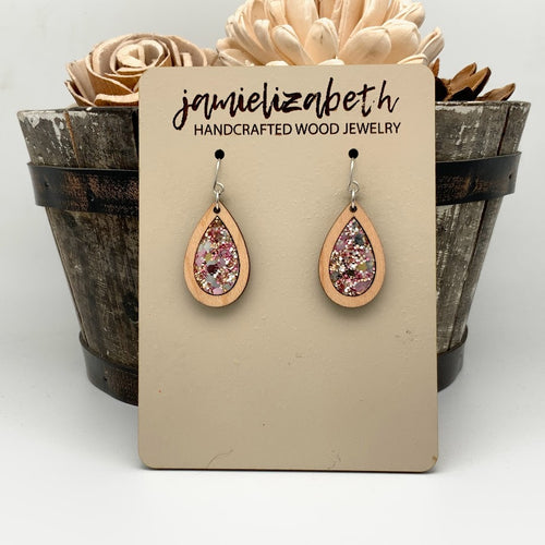 Flamingo Glitter Earrings or Necklace (Vault)