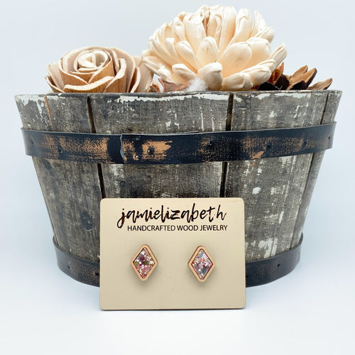 Flamingo Glitter Earrings or Necklace (Vault)