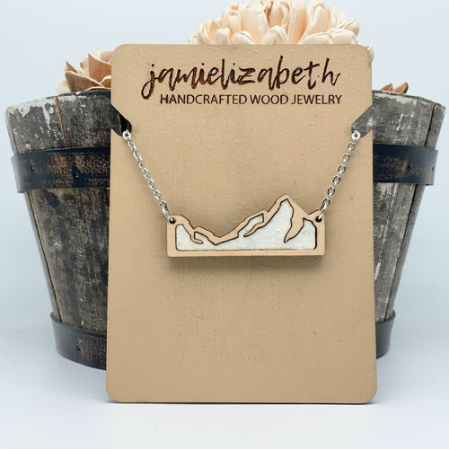Snowy Mountains - Starry Skies - Teardrops or Necklace    *Vault