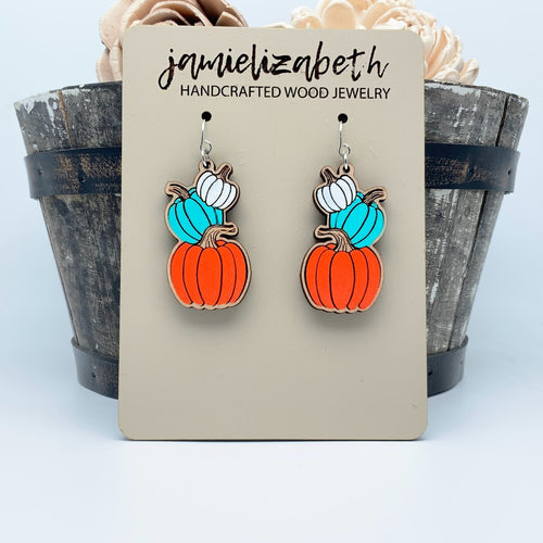 Stacked Painted Pumpkins (Vault)