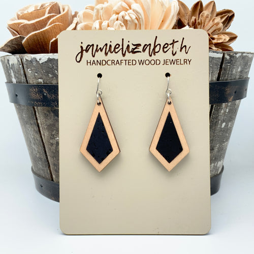 Black Cork Earrings (Vault)