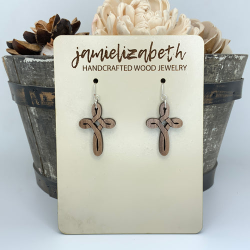 Infinity Cross - Earrings or Necklace