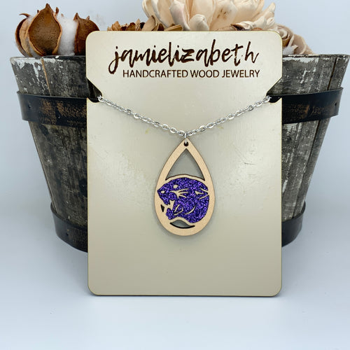 Panther Pride - Earrings or Necklace