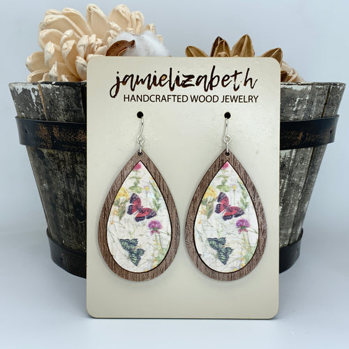 Beautiful Butterfly Cork - Earrings (Vault)
