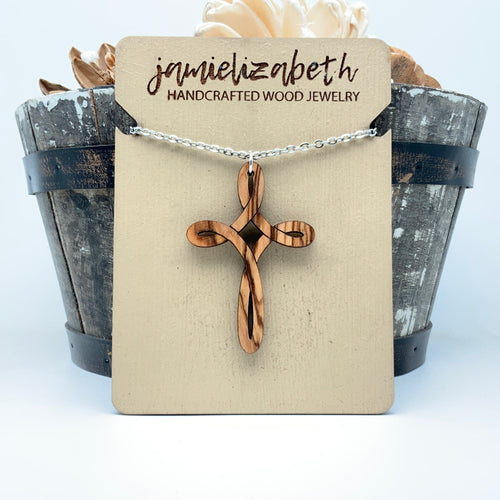 Infinity Cross - Earrings or Necklace