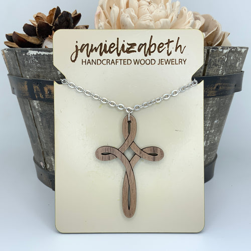 Infinity Cross - Earrings or Necklace