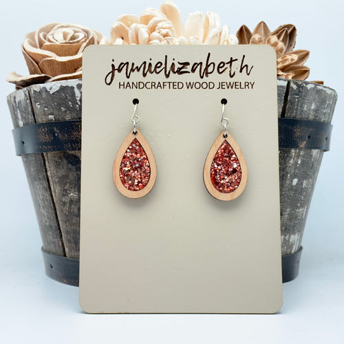 FALL in Love Glitter - Earrings