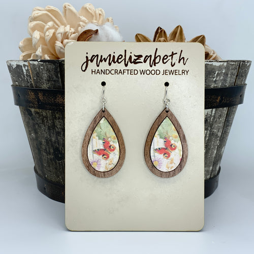 Beautiful Butterfly Cork - Earrings (Vault)