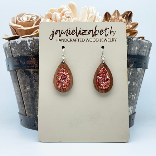 FALL in Love Glitter - Earrings