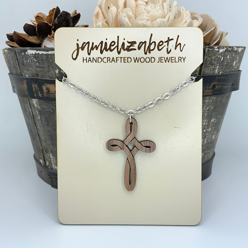 Infinity Cross - Earrings or Necklace