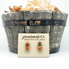 Load image into Gallery viewer, My Rock - Confetti Glass - Cross Earrings or Necklace
